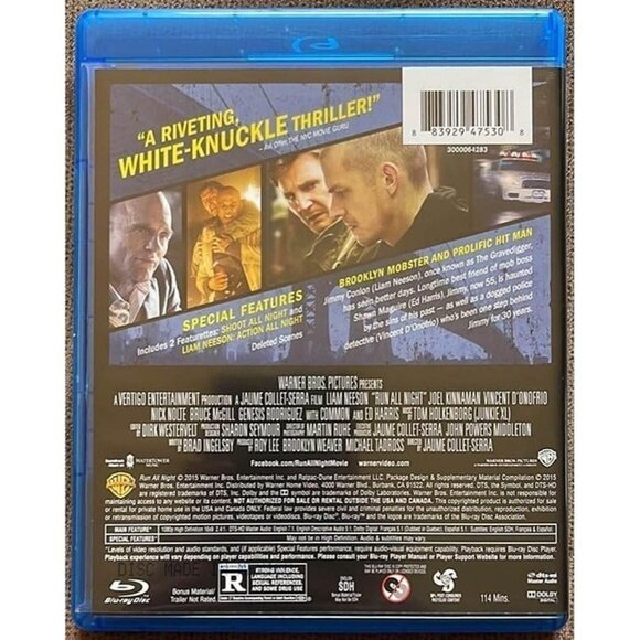 Run All Night (Blu-Ray) - Liam Neeson, Common, Ed Harris - Picture 2 of 6
